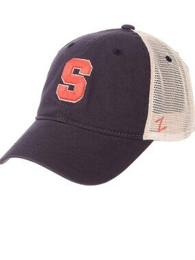 NWT - SYRACUSE UNIVERSITY - Men's Snapback Trucker Hat - Navy